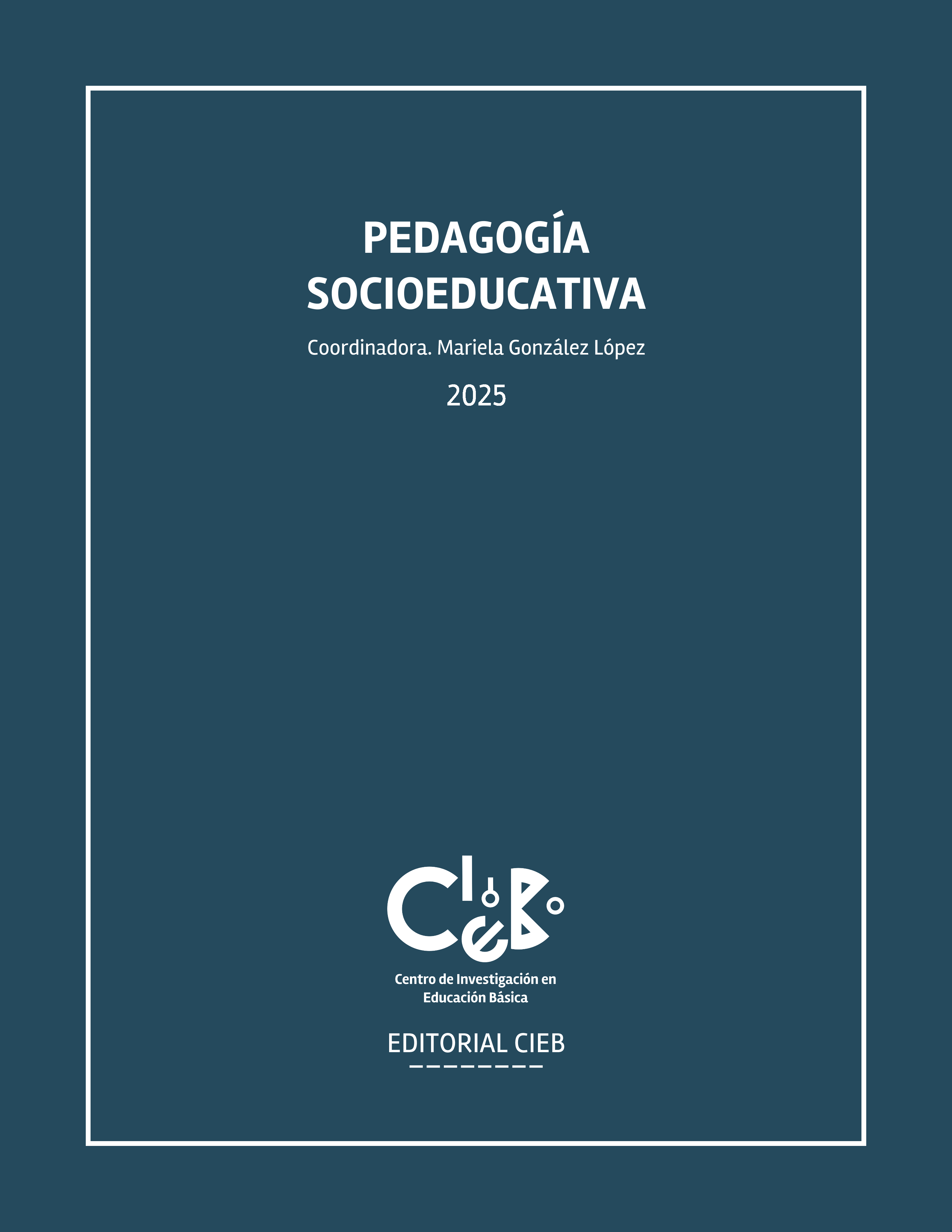 Portada de Pedagogía Socioeducativa